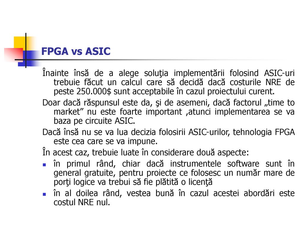 FPGA vs ASIC