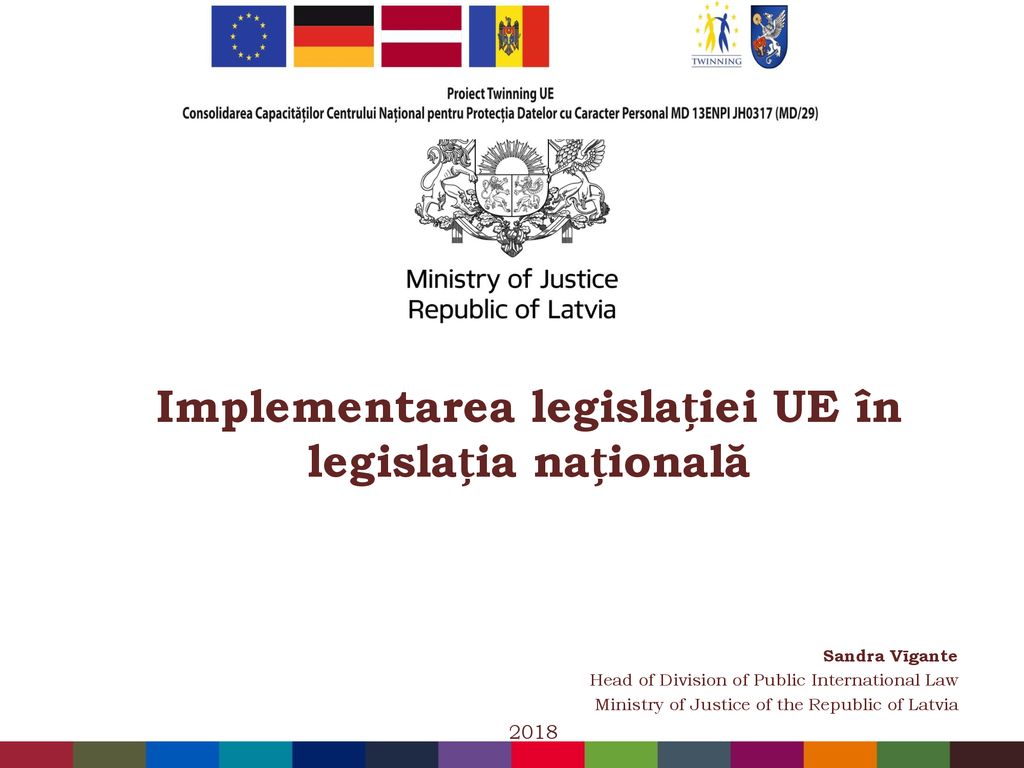 Implementarea legislației UE în legislația națională