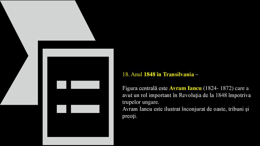 18. Anul 1848 în Transilvania –