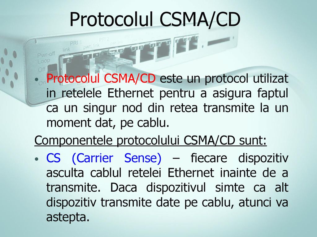 Protocolul CSMA/CD