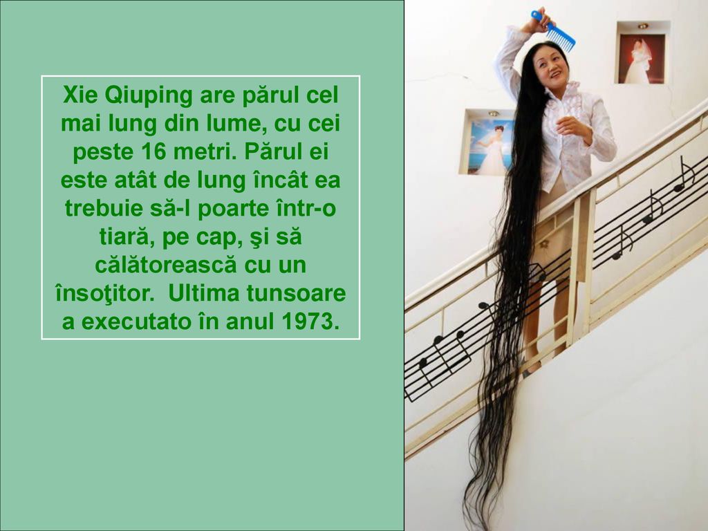 Xie Qiuping are părul cel mai lung din lume, cu cei peste 16 metri