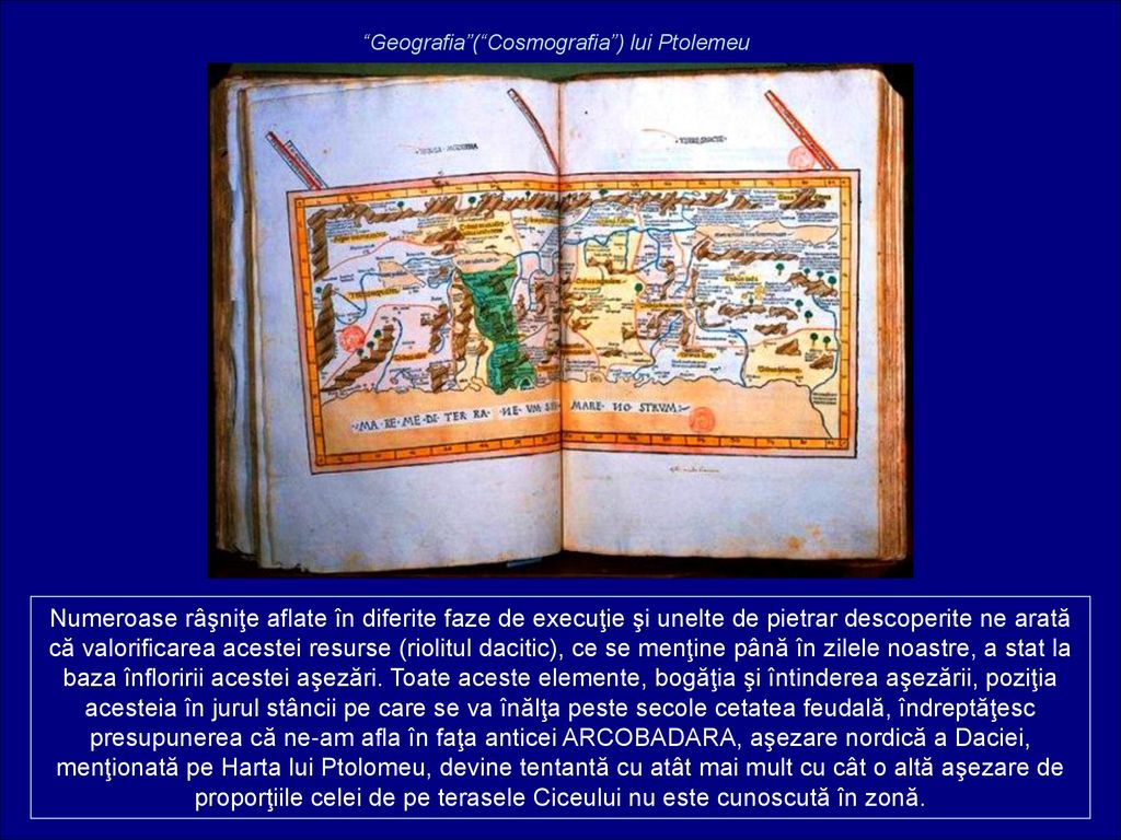 Geografia ( Cosmografia ) lui Ptolemeu