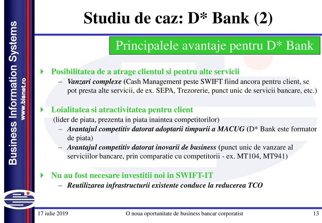 Studiu de caz: D* Bank (2)