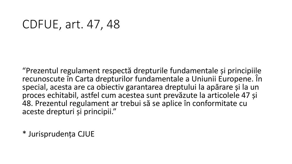 CDFUE, art. 47, 48