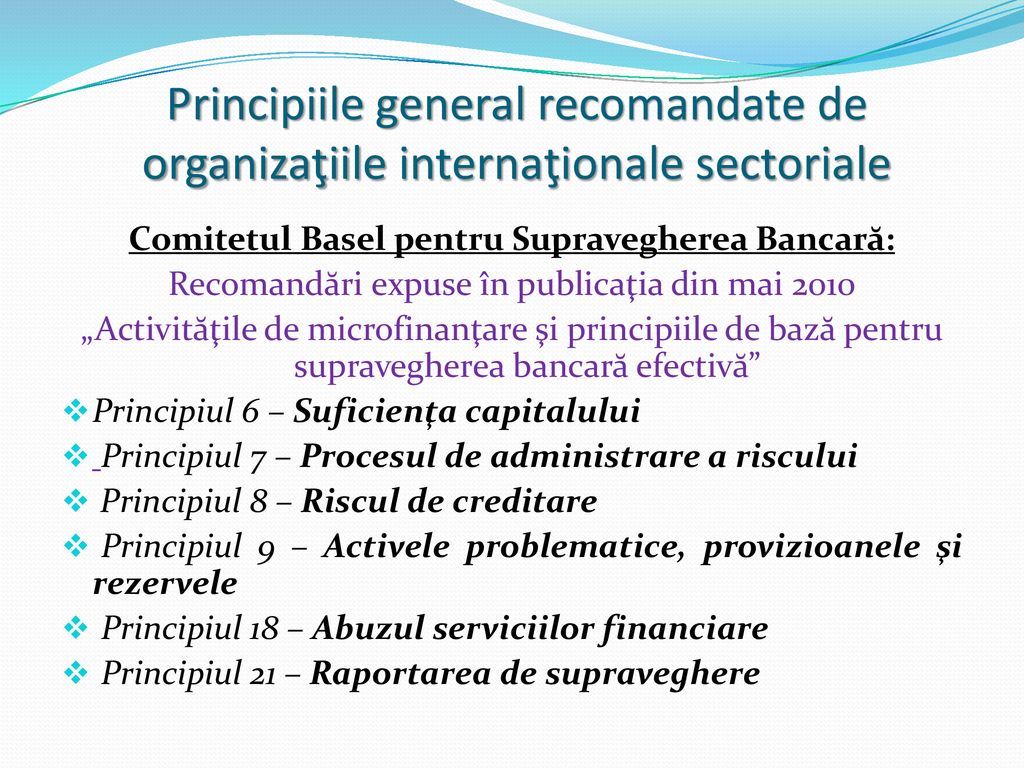 Comitetul Basel pentru Supravegherea Bancară: