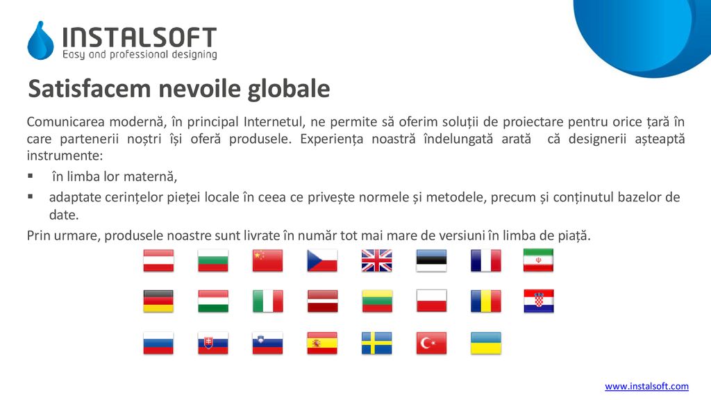 Satisfacem nevoile globale