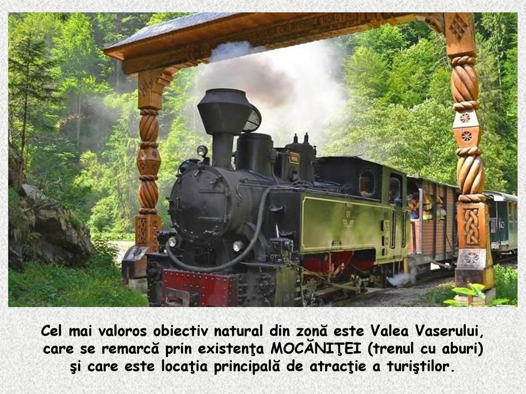 Cel mai valoros obiectiv natural din zonă este Valea Vaserului, care se remarcă prin existenţa MOCĂNIŢEI (trenul cu aburi) şi care este locaţia principală de atracţie a turiştilor.