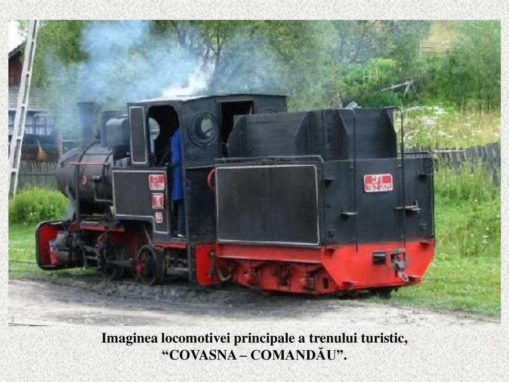 Imaginea locomotivei principale a trenului turistic, COVASNA – COMANDĂU .