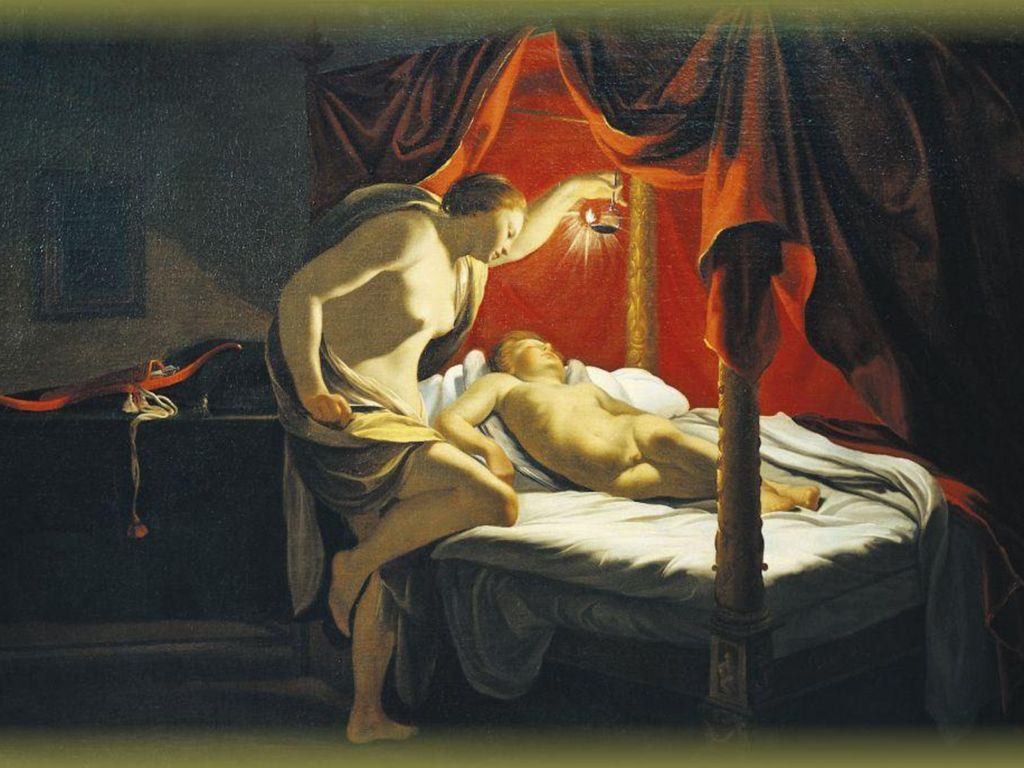 Psyche Discovers Cupid, Simon Vouet, Musée des Beaux Arts, Lyon