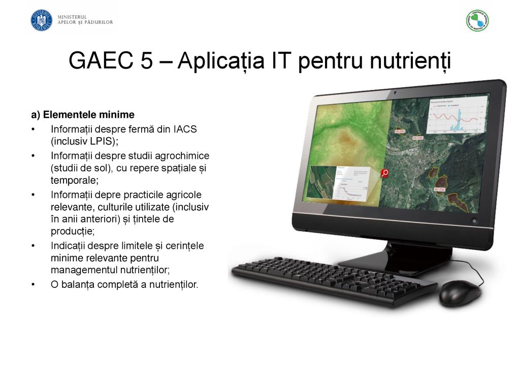 GAEC 5 – Aplicația IT pentru nutrienți
