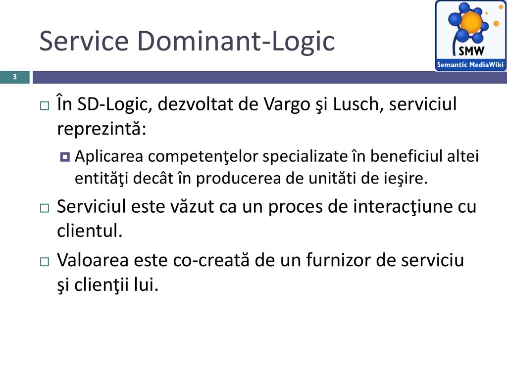 Service Dominant-Logic