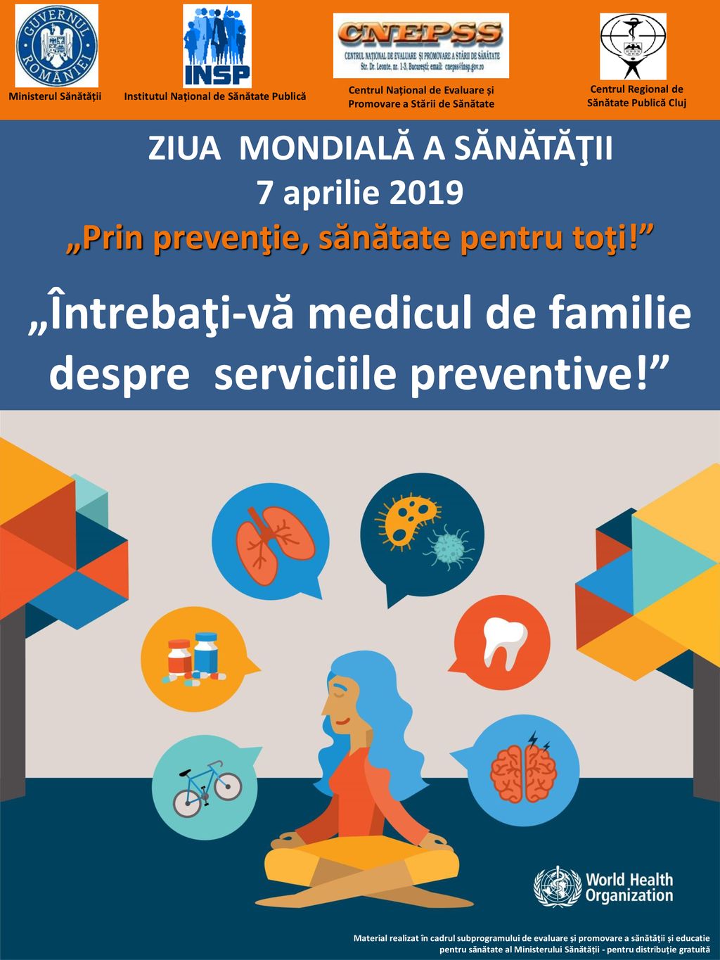 „Întrebaţi-vă medicul de familie despre serviciile preventive!