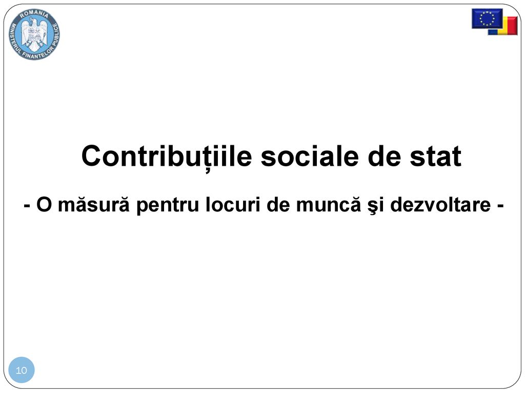 Contribuțiile sociale de stat