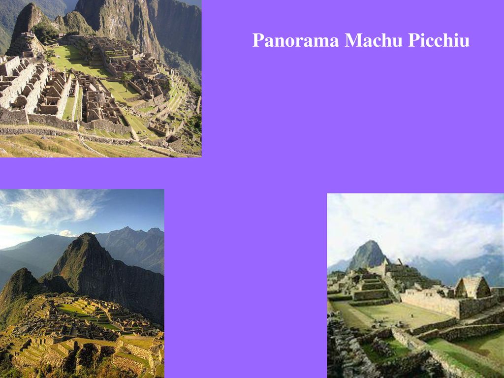 Panorama Machu Picchiu