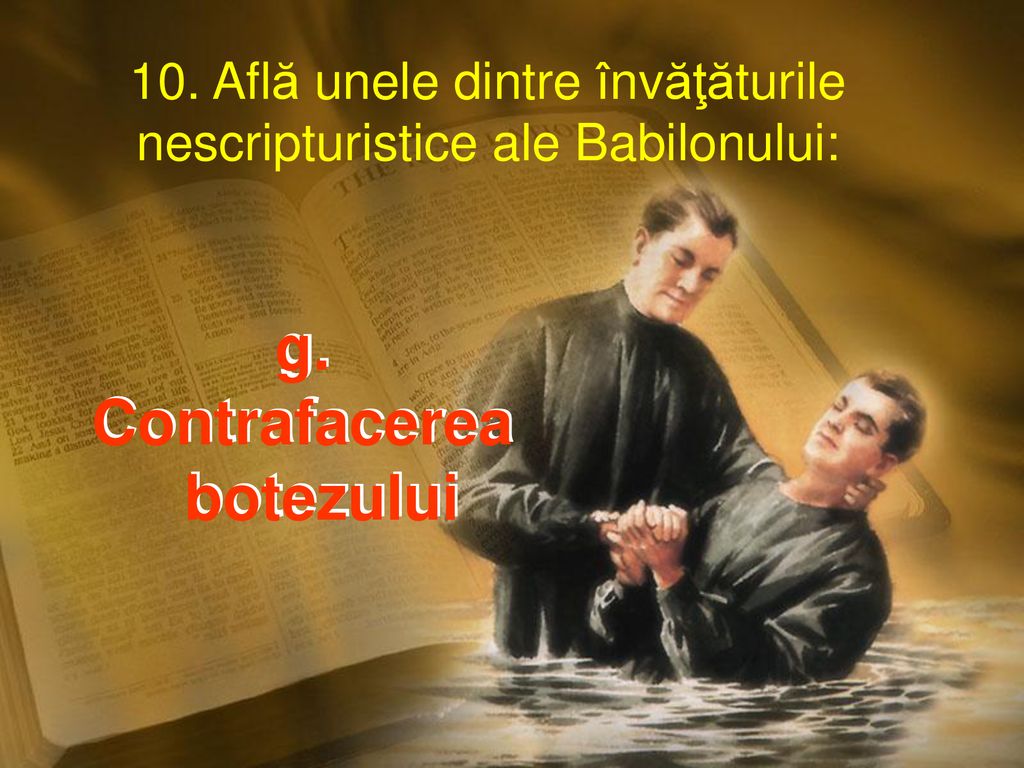 Contrafacerea botezului