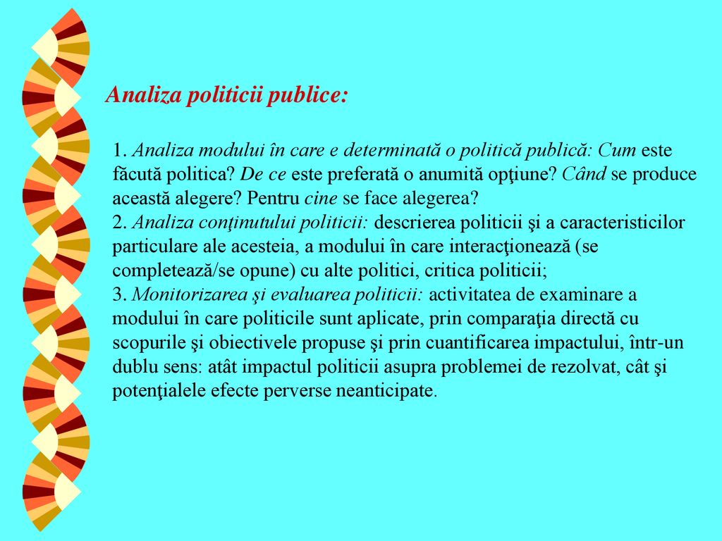 Analiza politicii publice: