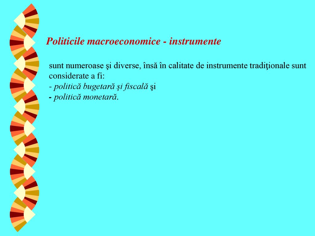 Politicile macroeconomice - instrumente