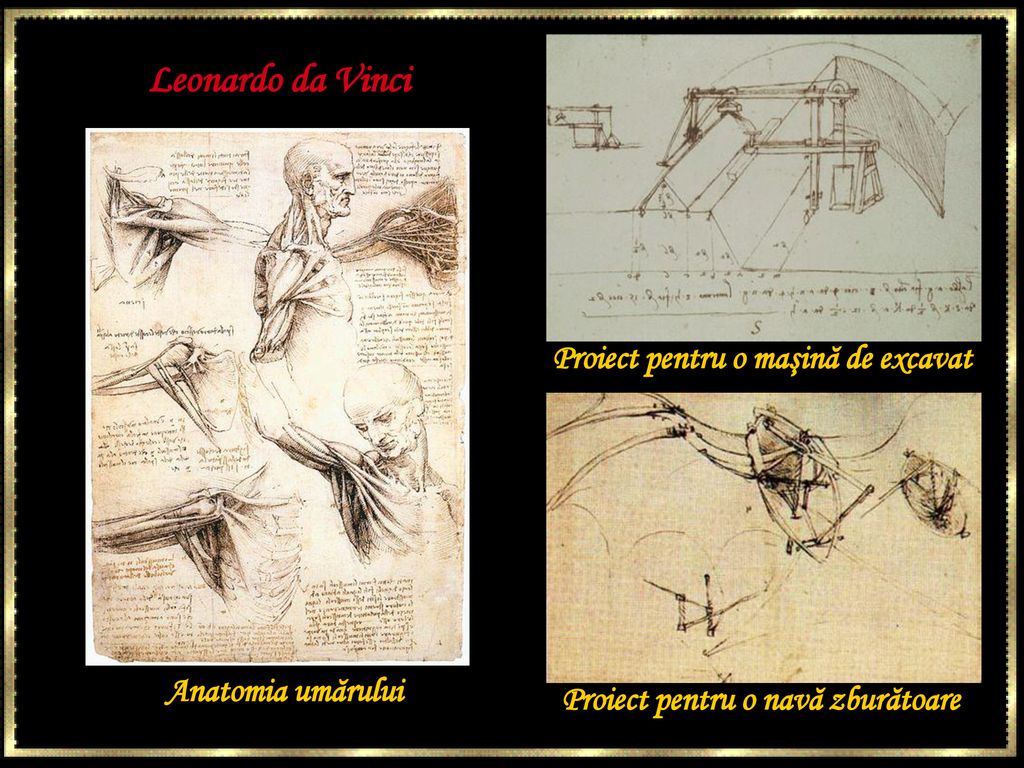 Leonardo da Vinci Proiect pentru o maşină de excavat.