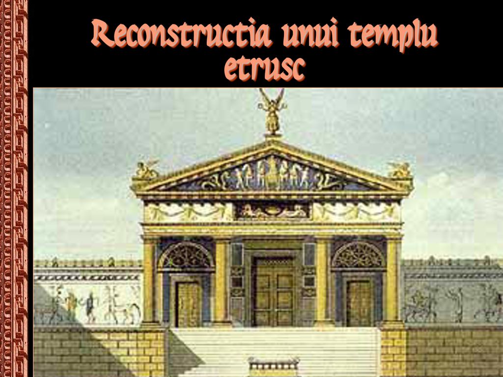 Reconstructia unui templu etrusc