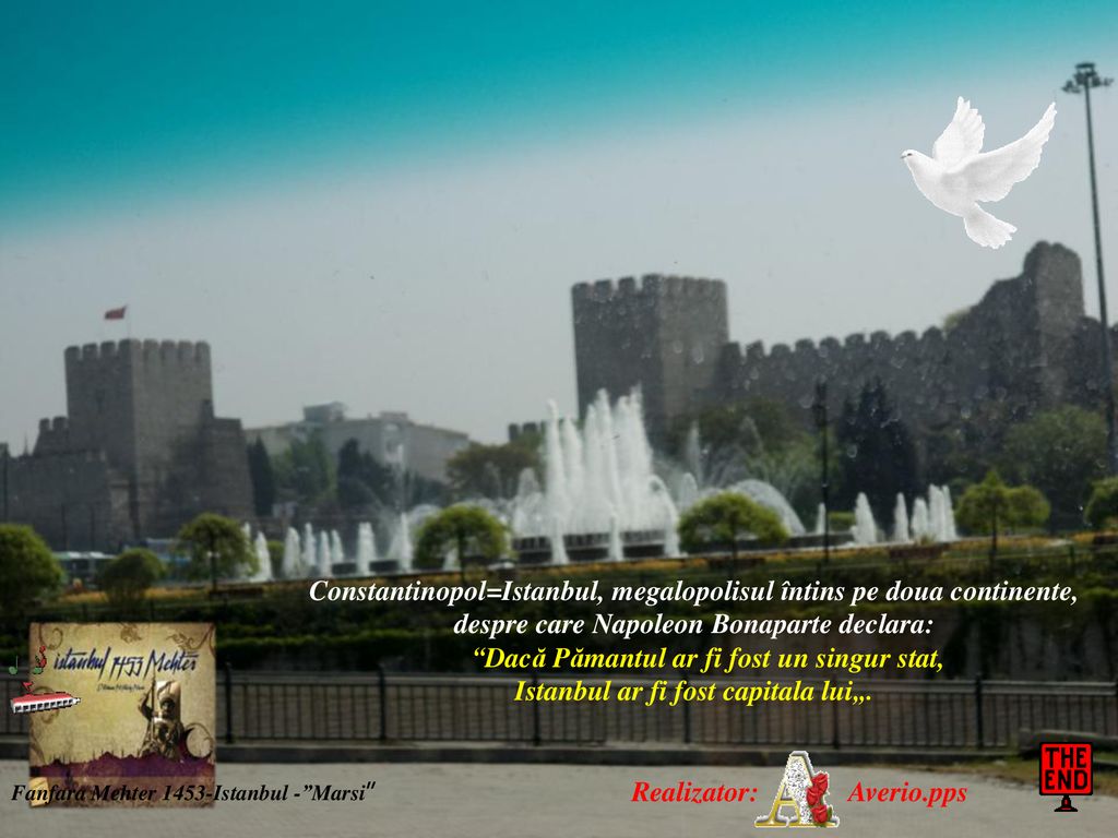 Constantinopol=Istanbul, megalopolisul întins pe doua continente,