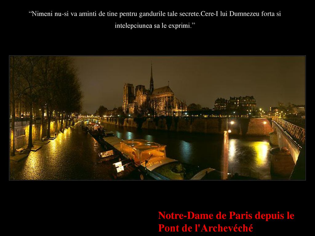 Notre-Dame de Paris depuis le Pont de l Archevéché
