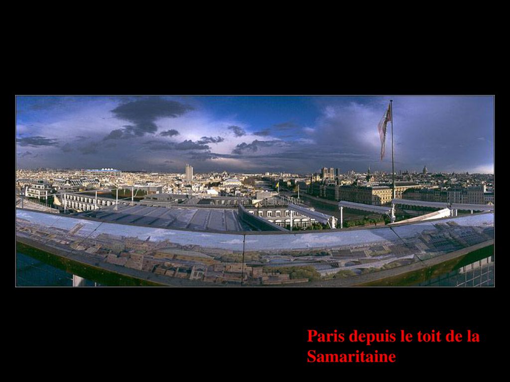 Paris depuis le toit de la Samaritaine