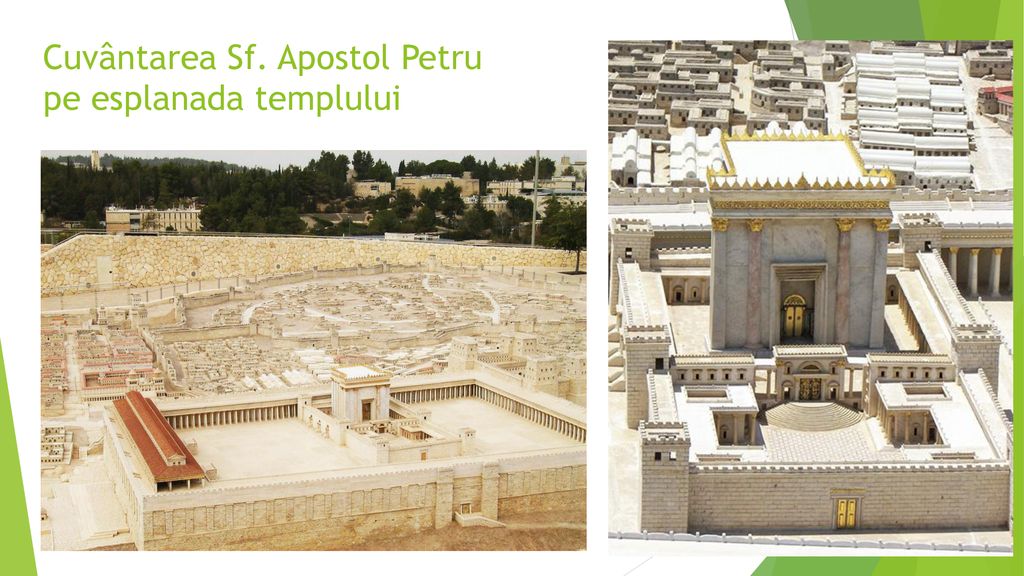 Cuvântarea Sf. Apostol Petru pe esplanada templului