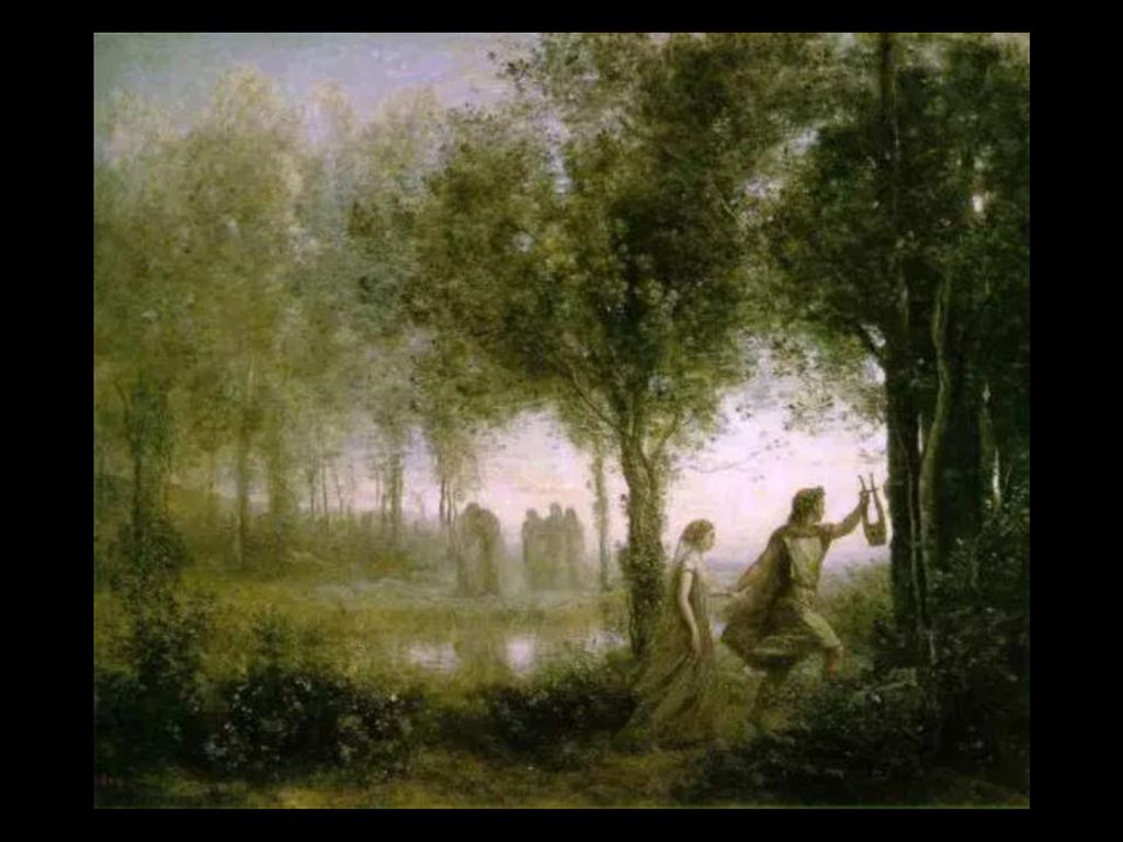 Jean -Baptise-Camille Corot - Orpheus Leading Eurydice from the Underworld