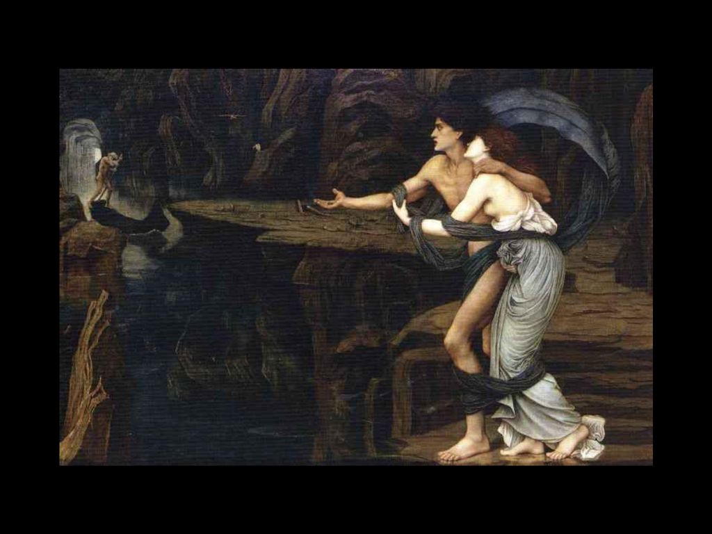 John Roddam Spencer Stanhope - Orphée et Eurydice sur les bords du Styx