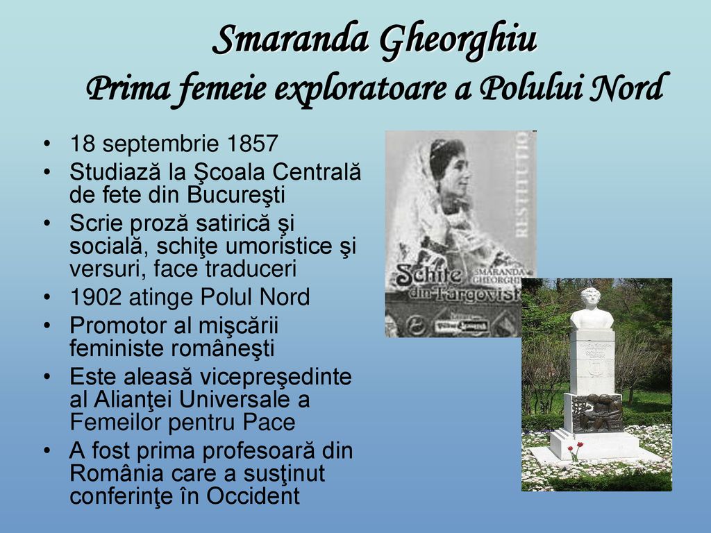 Smaranda Gheorghiu Prima femeie exploratoare a Polului Nord