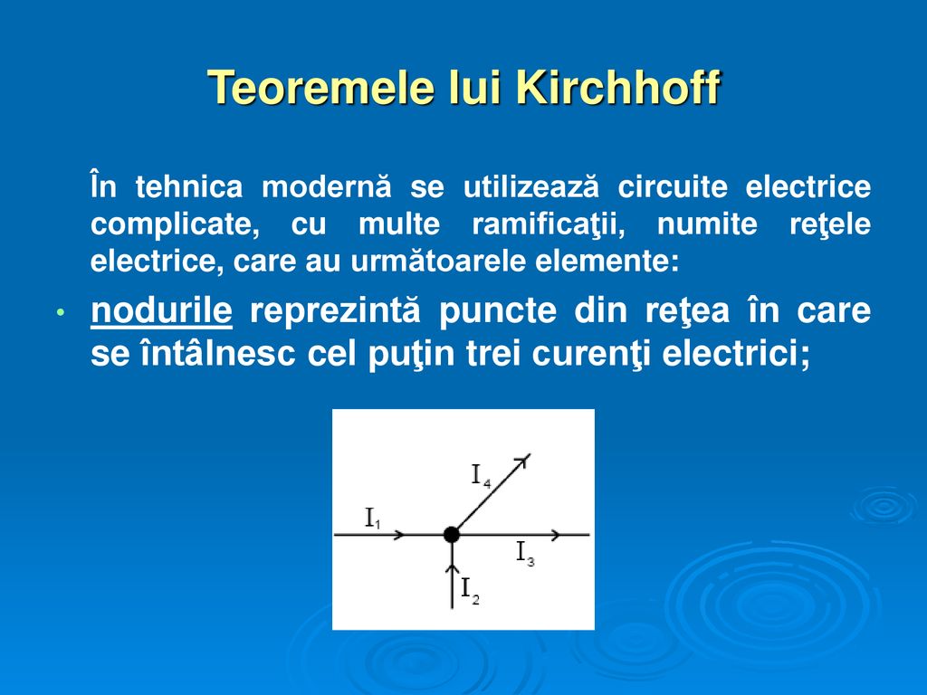 Teoremele lui Kirchhoff