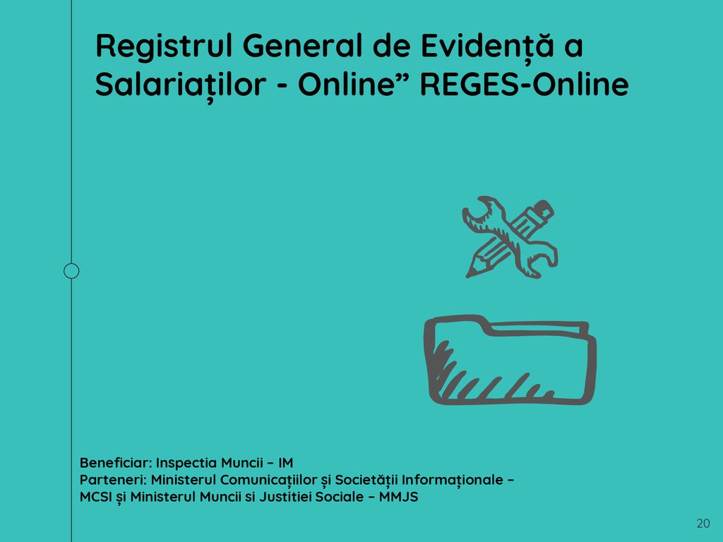 Registrul General de Evidență a Salariaților - Online REGES-Online