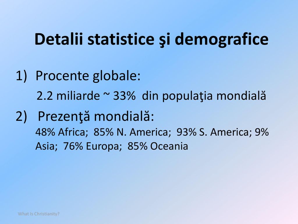 Detalii statistice şi demografice