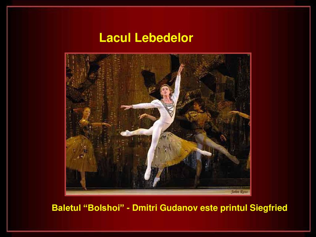 Lacul Lebedelor Baletul Bolshoi - Dmitri Gudanov este printul Siegfried