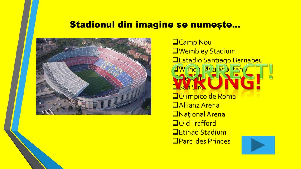 Stadionul din imagine se numește...