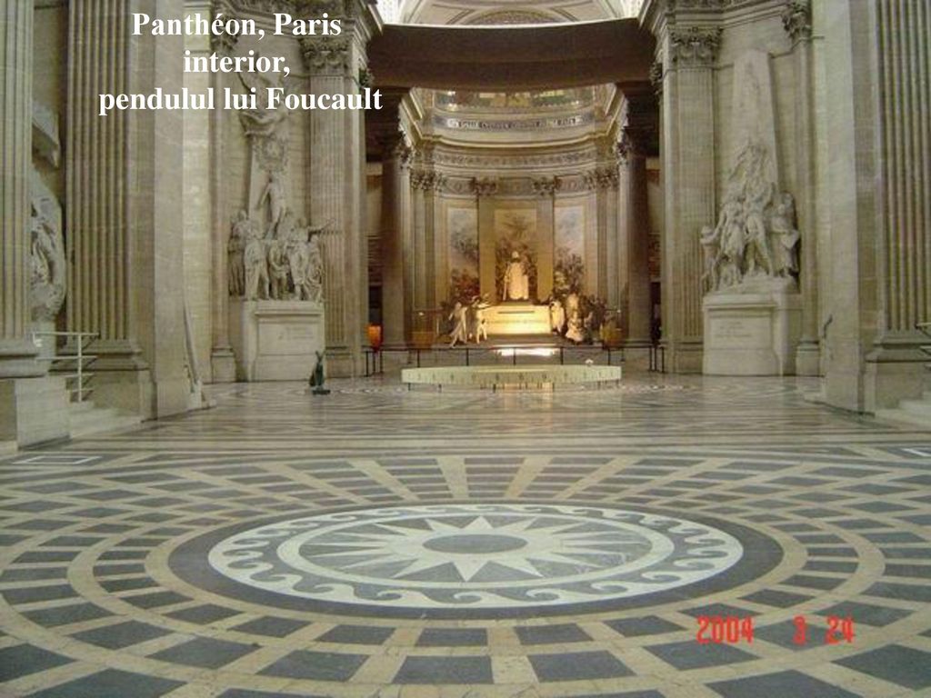 Panthéon, Paris interior, pendulul lui Foucault