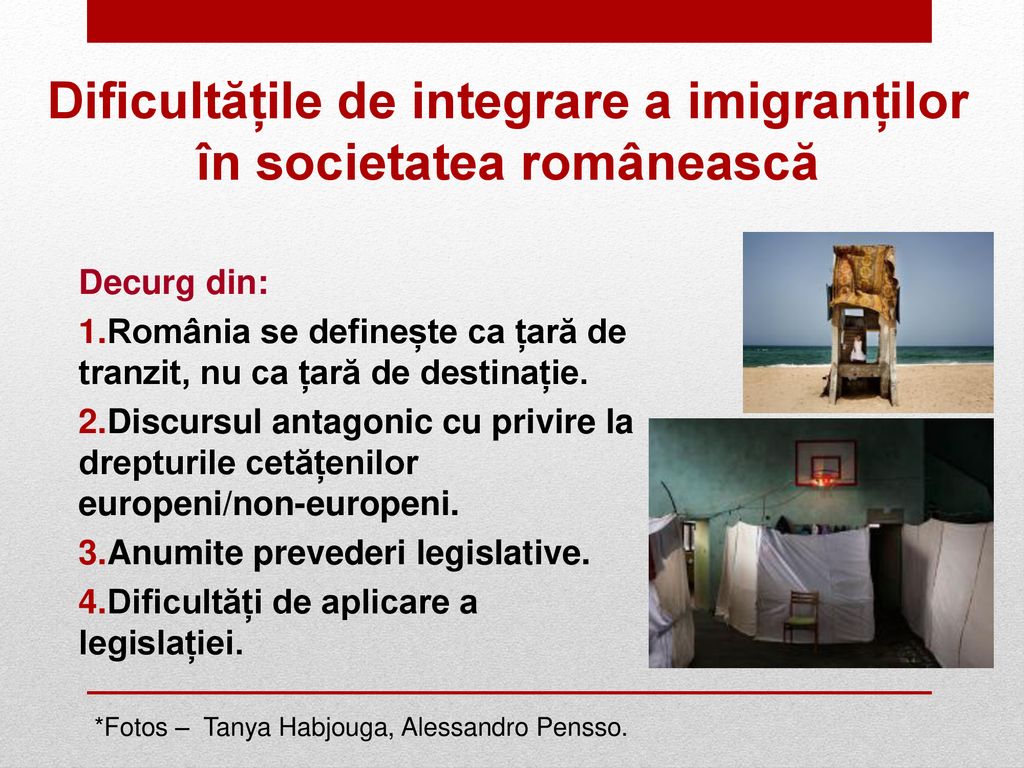 Dificultățile de integrare a imigranților în societatea românească