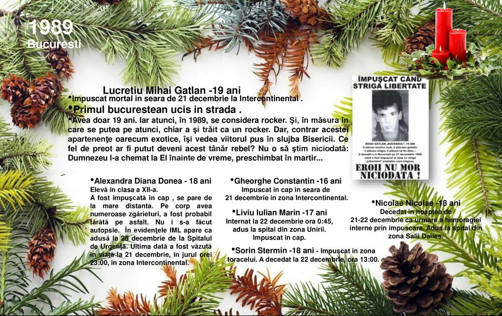1989 Bucuresti Lucretiu Mihai Gatlan -19 ani