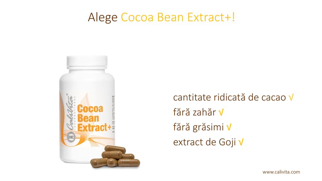 Alege Cocoa Bean Extract+!