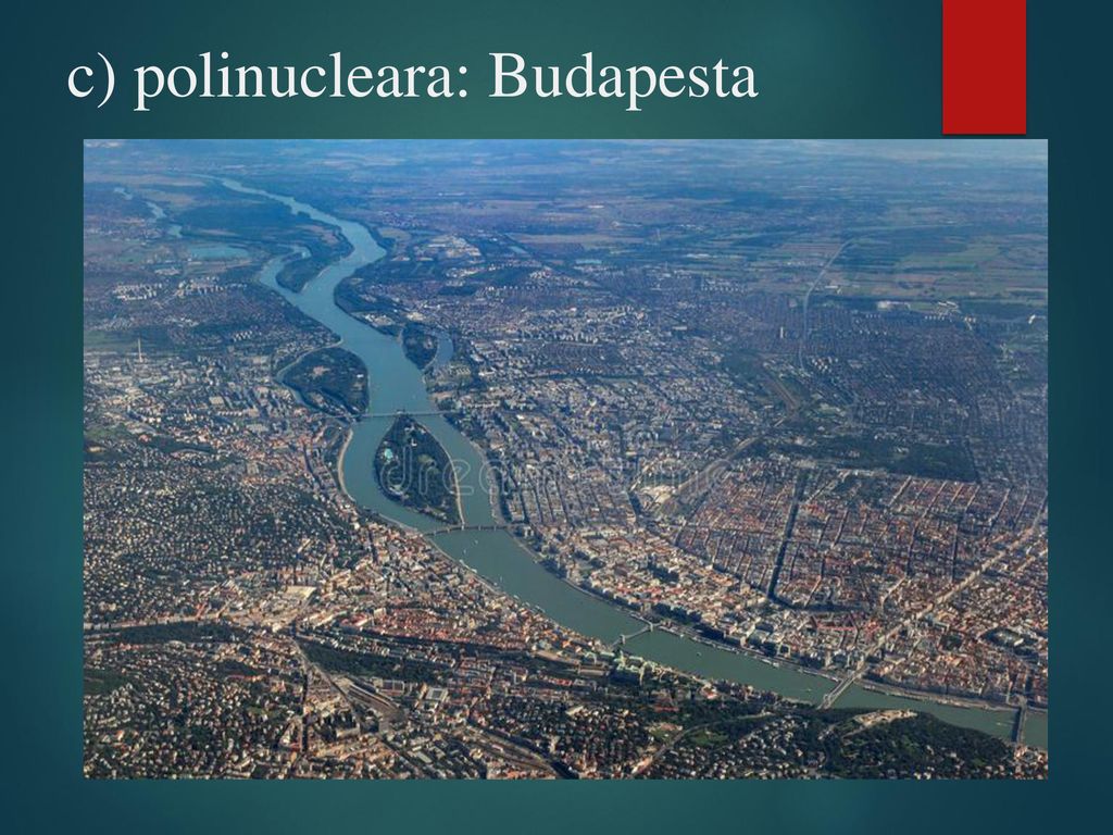 c) polinucleara: Budapesta