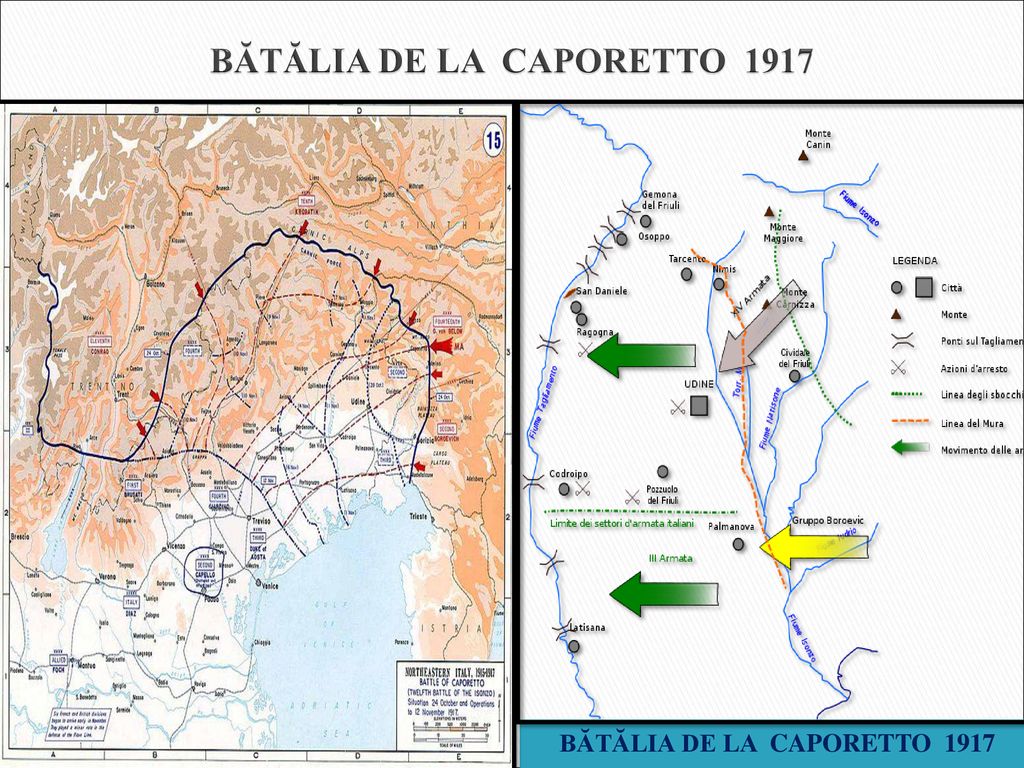 BĂTĂLIA DE LA CAPORETTO 1917