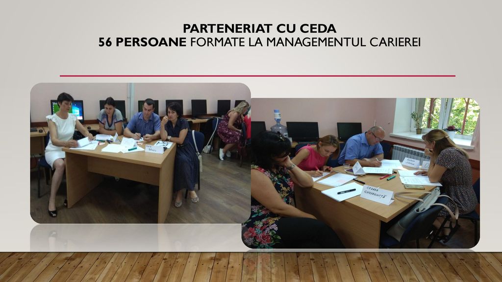 Parteneriat cu CEDA 56 persoane formate la Managementul Carierei