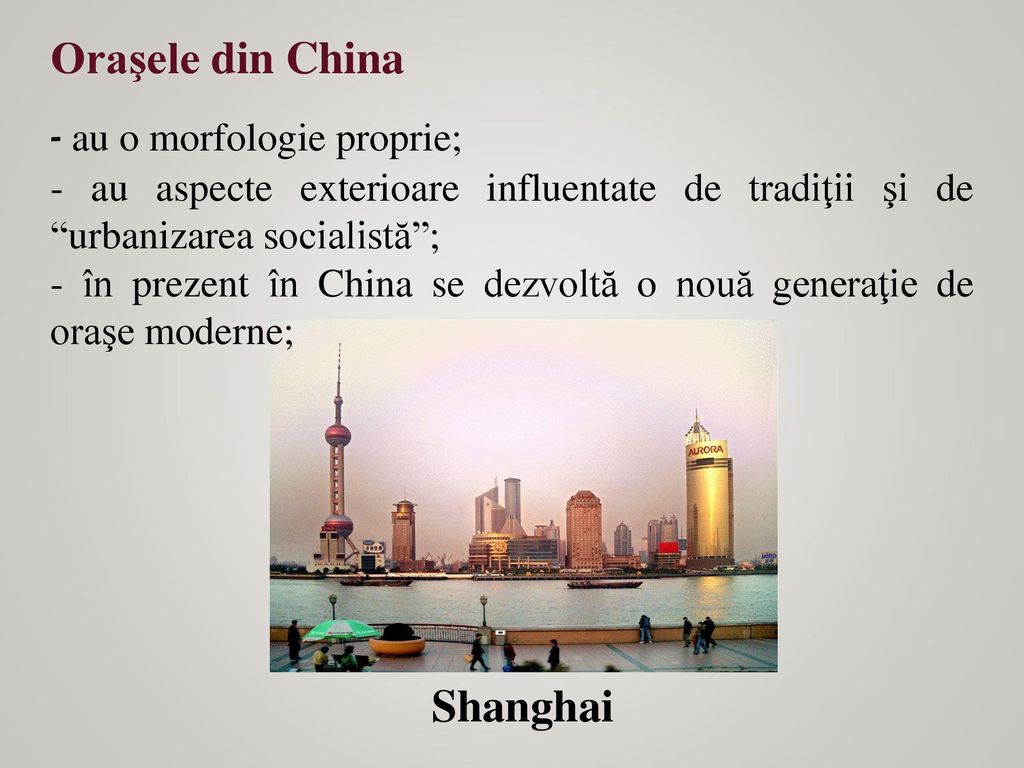Oraşele din China Shanghai
